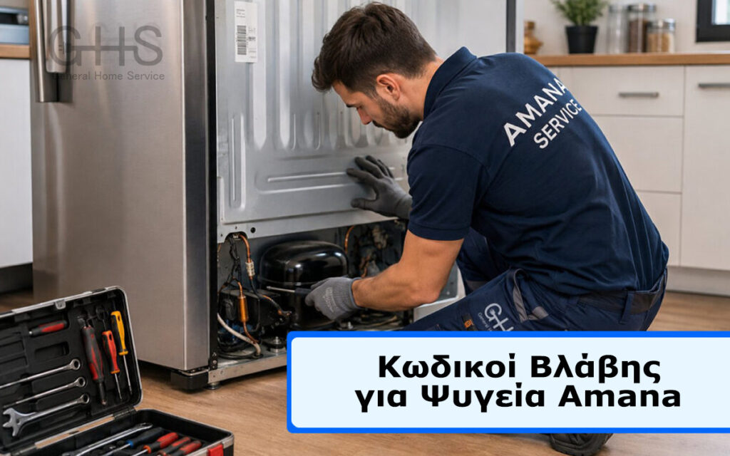 Κωδικοί Βλάβης για Ψυγεία Amana - Πότε χρειάζεται Service